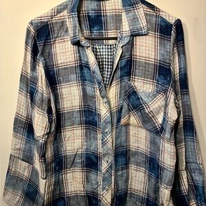Cloth & Stone plaid Button-Up Shirt